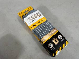lot 127 image: 2 New Pairs of Copper Fit Work Socks