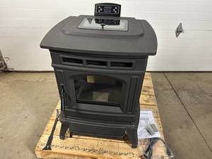 lot 1 image: Brand New Zonle Pellet Stove  Furnace with Wifi Controls