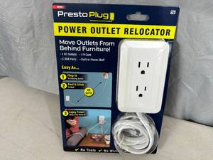 lot 156 image: New Presto Plug Outlet Extender