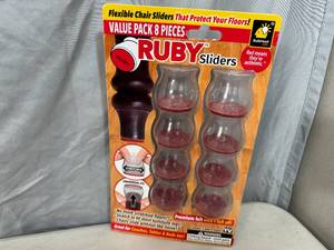 lot 178 image: New 9 Pack of Ruby Chair Sliders