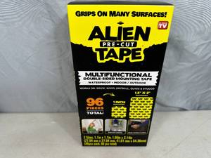 lot 182 image: New Pre-Cut Double Sided Alien Tape