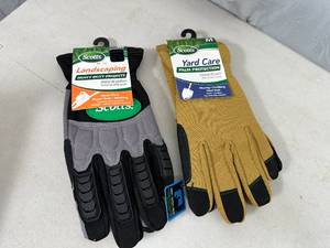 lot 196 image: 2 New Pairs of Scotts Work Gloves