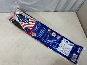 lot 205 image: New 3 x 5 ft American Flag with Pole and Bracket