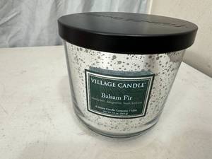 lot 214 image: New Village Candle 2 Wick Balsam Forest Candle