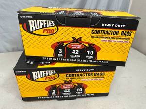 lot 229 image: 2 New Boxes of Contractor Grade Trash Bags