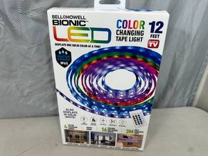 lot 243 image: New Bionic 12 ft LED Color Changing LED Light Tape
