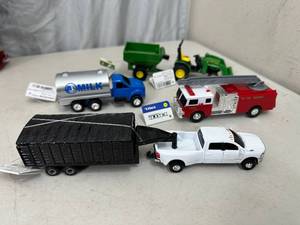 lot 267 image: New John Deere, Chevy, Tractors, Trucks, Fire Engine