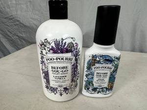 lot 272 image: Poo-Pourri Before you Go Toilet Spray with Large Refill