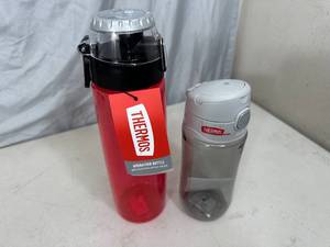 lot 274 image: 2 New Thermos Water Bottles