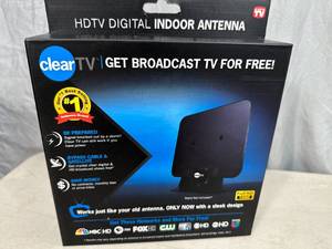 lot 280 image: New ClearTV HDTV Digital Indoor TV Antenna