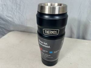 lot 308 image: New Thermos 16 oz Stainless Steel Travel Tumbler