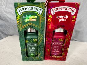 lot 343 image: 2 New Bottles of Poo-Pourri Before You Go Bathroom Spray - Limited Edition Scents