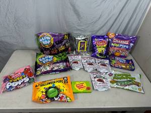 lot 210A image: Blow Pops, Wiley Wallaby Licorice, Caramel Apple Pops, and More