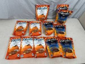 lot 270A image: 12 New Bags of Chocolove Bites, Pumpkin Spice and Peanut Butter