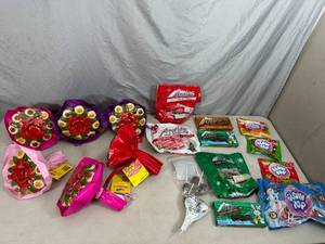 lot 40A image: Gummy Flower Bouquets, Andes Mints, Blow Pops, and More