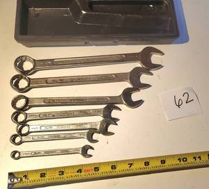 lot 62 image: Dowidat Box End Open End Standard Wrenches- Germany