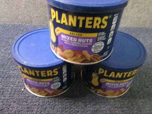 3- 10.3 oz Planters Mixed Nuts...