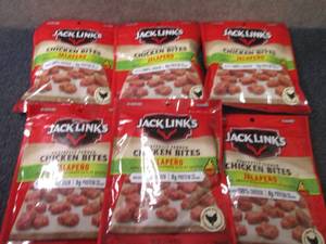 6- 3.25 oz Jack Links Jalapenos Chi...