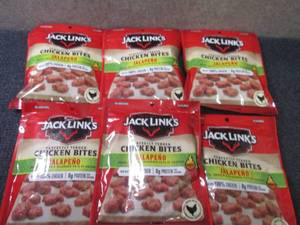 6- 3.25 oz Jack Links Jalapenos Chi...