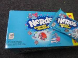 12- 3 oz  Nerds Very Berry Gummy Cl...