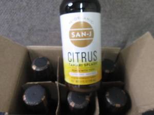 6- 10 oz San-J Citrus Tamari Splash...
