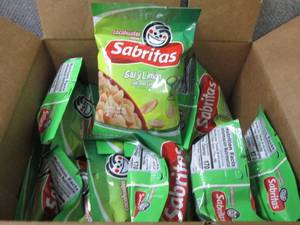 12-7 oz Sabritas Salt & Lime Flavor...