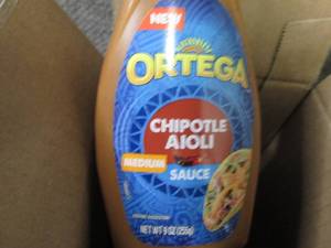 6- 9 oz Ortega Medium Chipotle Aiol...