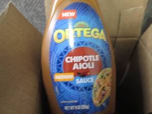 6- 9 oz Ortega Medium Chipotle Aiol...