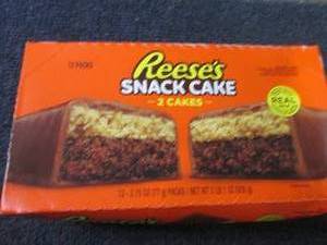 12- 2.75 oz Reeses Snack Cakes...