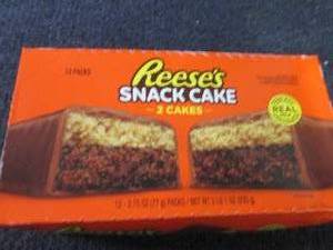 12- 2.75 oz Reeses Snack Cakes...