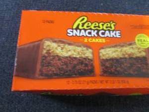 12- 2.75 oz Reeses Snack Cakes...