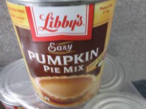 6- 30 oz Libbys Easy Pumpkin Pie M...