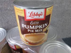 6- 30 oz Libbys Easy Pumpkin Pie M...