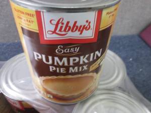 6- 30 oz Libbys Easy Pumpkin Pie M...