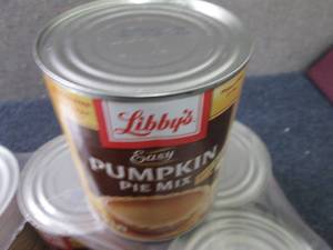 6- 30 oz Libbys Easy Pumpkin Pie M...