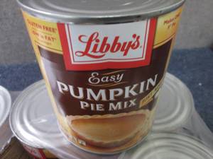 6- 30 oz Libbys Easy Pumpkin Pie M...