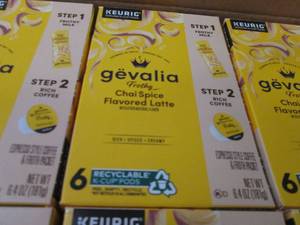 6- 6 ct Gevalia Frothy Chai Spice L...