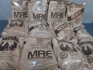 Sealed Case of 12 MREs Meal Ready ...