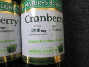 6- 120 ct Cranberry 4200mg...