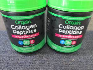 2- 16 oz Orgain Collagen Peptides...