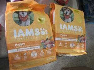 2- 7 lb Iams Proactive Puppy Food...