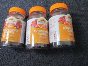 3- 90 ct Ashwagandha Gummies 300 mg...