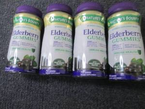 4- 70 ct Elderberry Gummies...