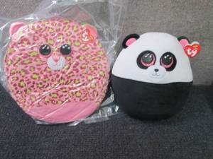 2-Squish Ty Plush Toys...