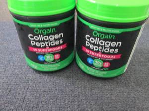2- 16 oz Orgain Collagen Peptides...