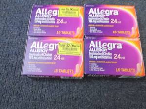 4- 15 ct Allegra 24 hr...