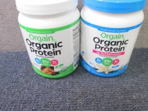 2- 16 oz Orgain Organic Protein Pow...