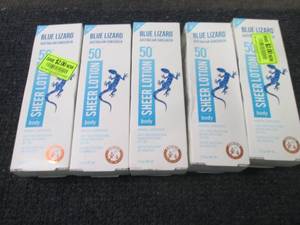 5- 3 oz Blue Lizard SPF 50 Australi...