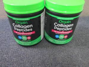 2- 16 oz Orgain Collagen Peptides...