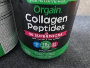 2- 16 oz Orgain Collagen Peptides...